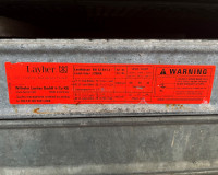 Original Layher! Stahlboden Rohr-Auflage 2,57 x 0,19 m gebr. - (MJ Art.-Nr: 005078-1) – Bild Nr. 2