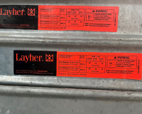 Original Layher! Stahlboden Rohr-Auflage 0,73 x 0,32 m OPTI-LINE, gebr. - (MJ Art.-Nr: 013393-1) – Bild Nr. 5