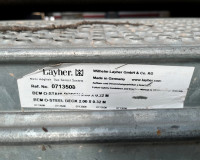 Original Layher! Stahlboden Rohr-Auflage 2,00 x 0,32 m, verzinkt gebr. - (MJ Art.-Nr: 000798-1) – Bild Nr. 3